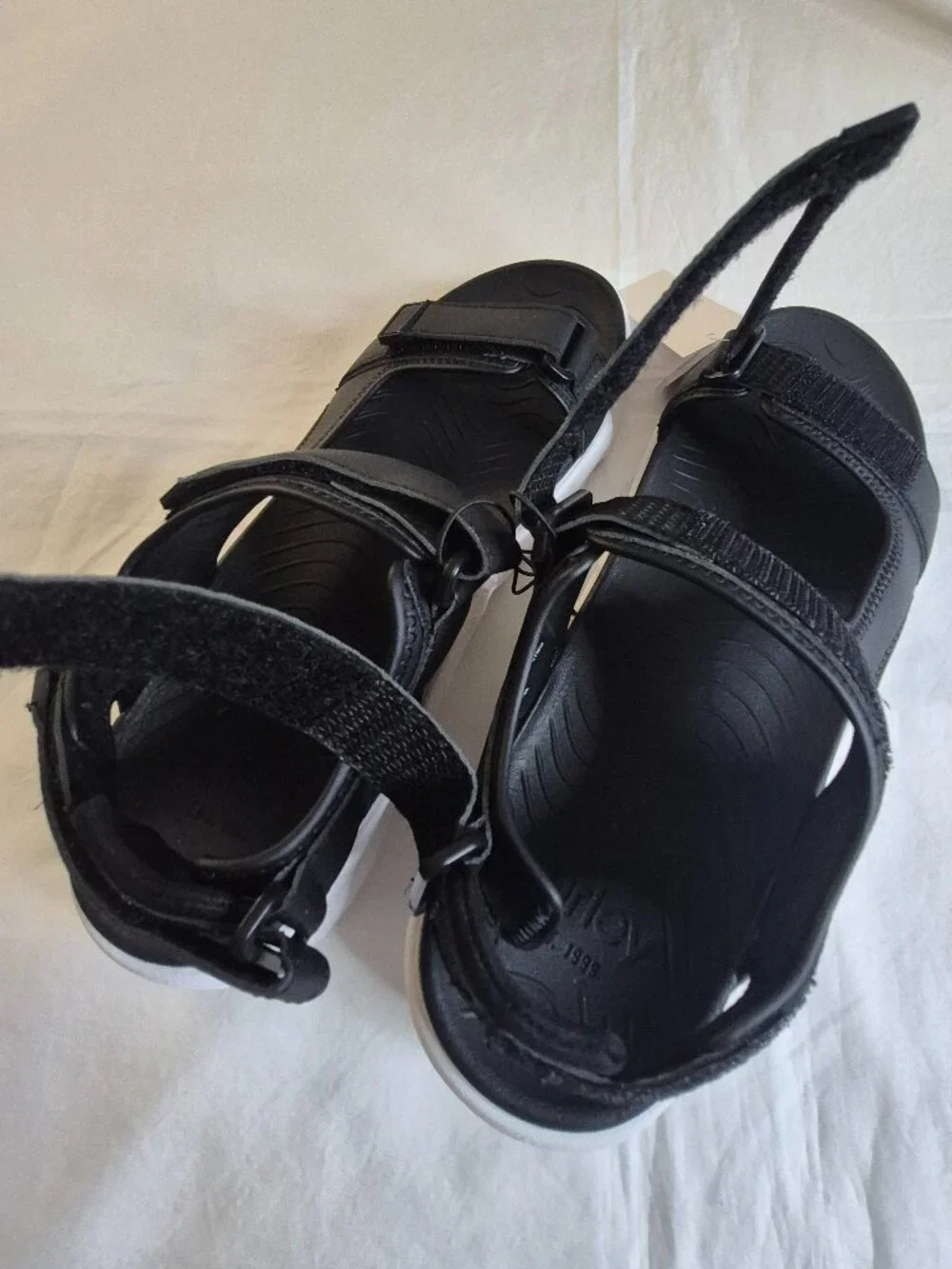 Hurley Men's Strap Sandals Adjustable Comfort Sport Back Strap Black 10, NWT